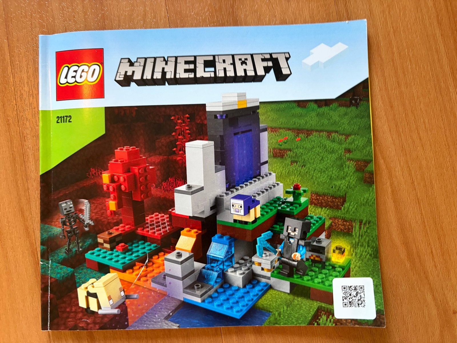 LEGO Minecraft Het Verwoeste Portaal (21172), Ophalen, Minecraft, Lego, Zo goed als nieuw