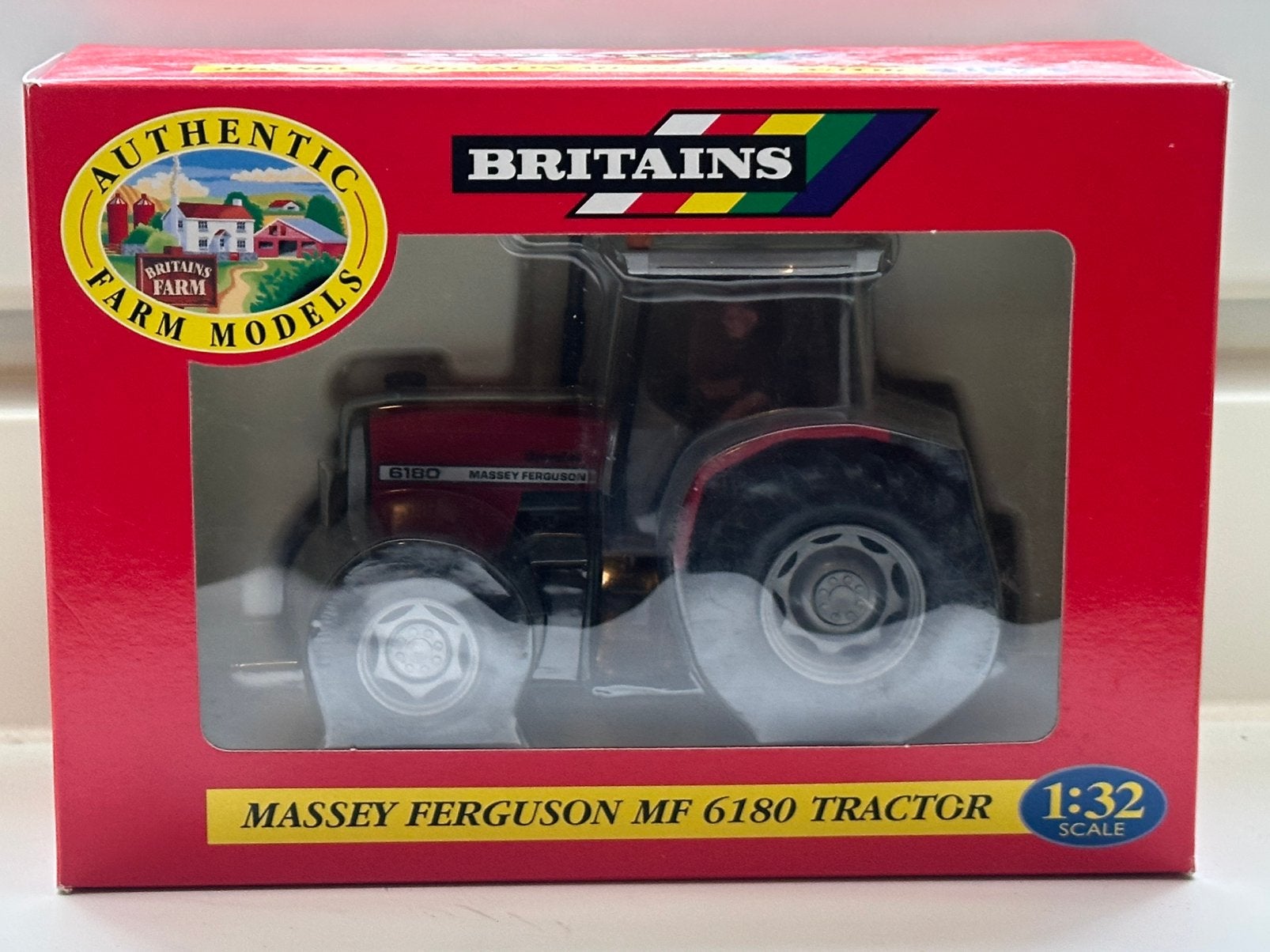 MF 6180 Britains, Hobby en Vrije tijd, Ophalen of Verzenden, Zo goed als nieuw, Tractor of Landbouw, Britains