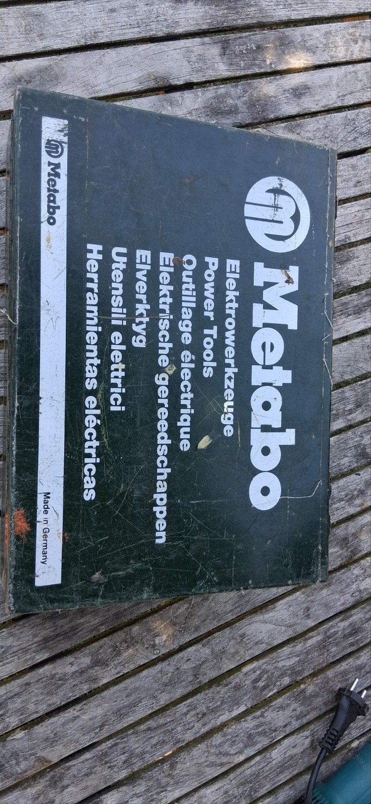 2x Lege Gereedschapskoffer: Metabo en Bosch, Ophalen of Verzenden, Gebruikt, Gereedschapsopslag, Metallo