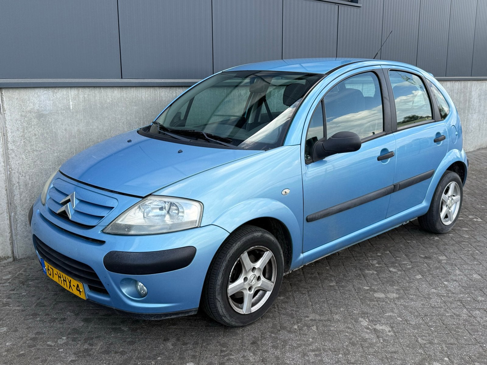 Citroën C3 1.1 I 2008 Blauw, Voorwielaandrijving, Stof, 40 €/maand, Zwart
