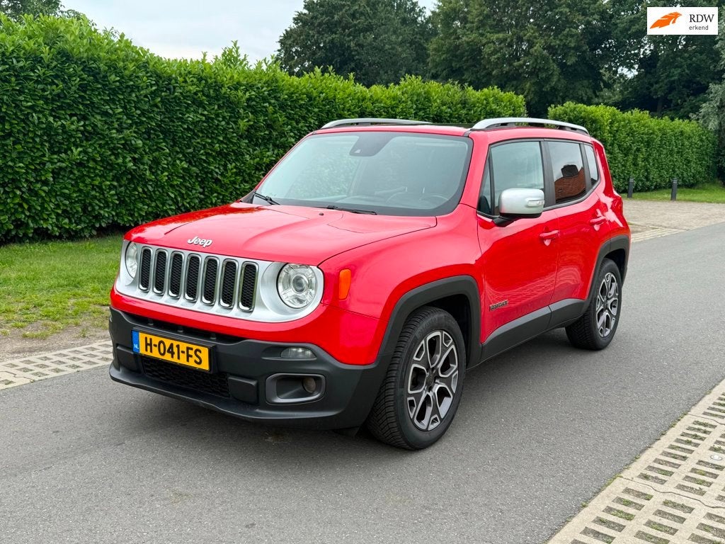 Jeep Renegade 1.4 MultiAir Limited AUTOMAAT, Auto's, Gebruikt, 4 cilinders, 600 kg, 1368 cc