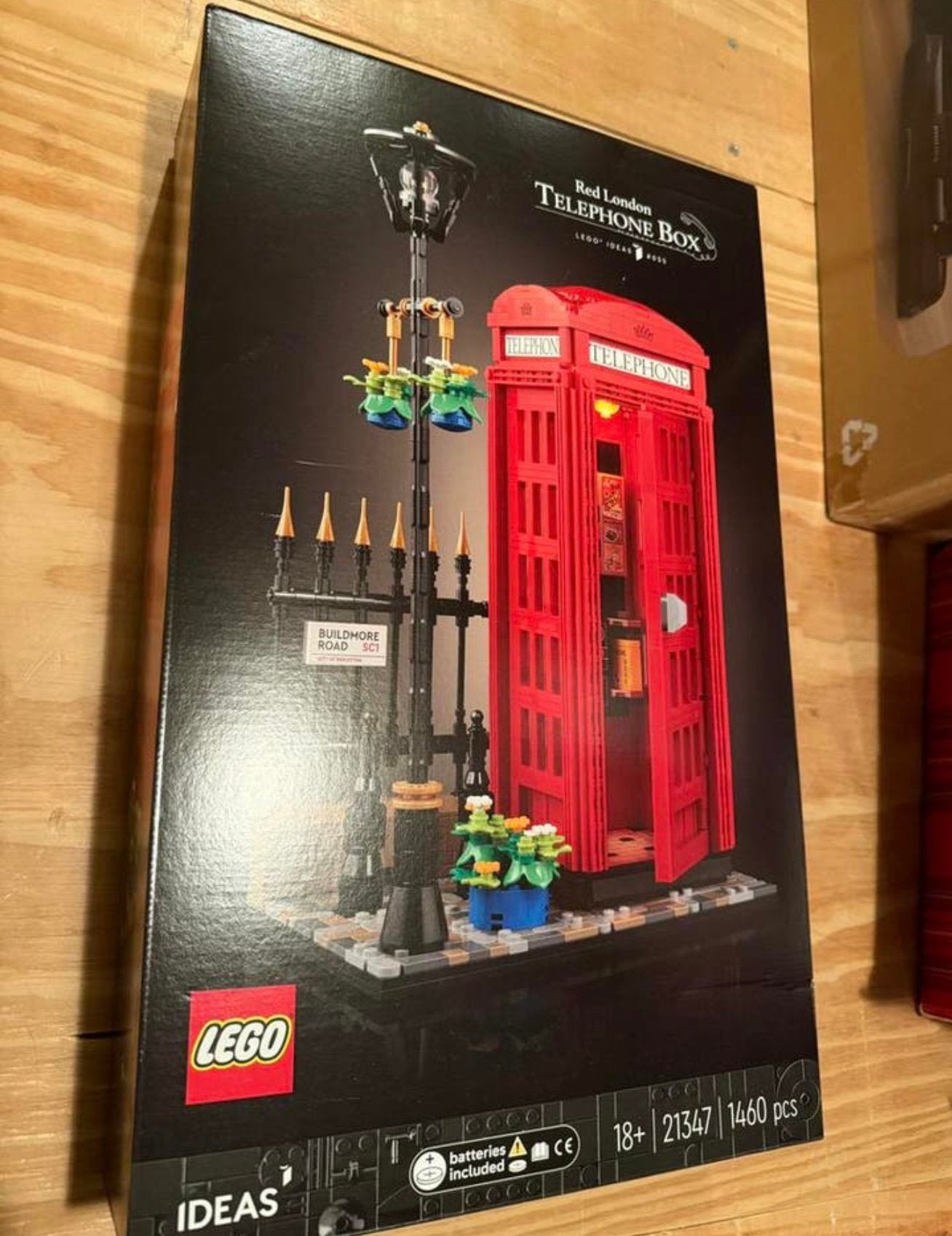 Lego 21347 Red London Telephone Box - Nieuw, Ophalen of Verzenden, Nieuw, Complete set, Lego
