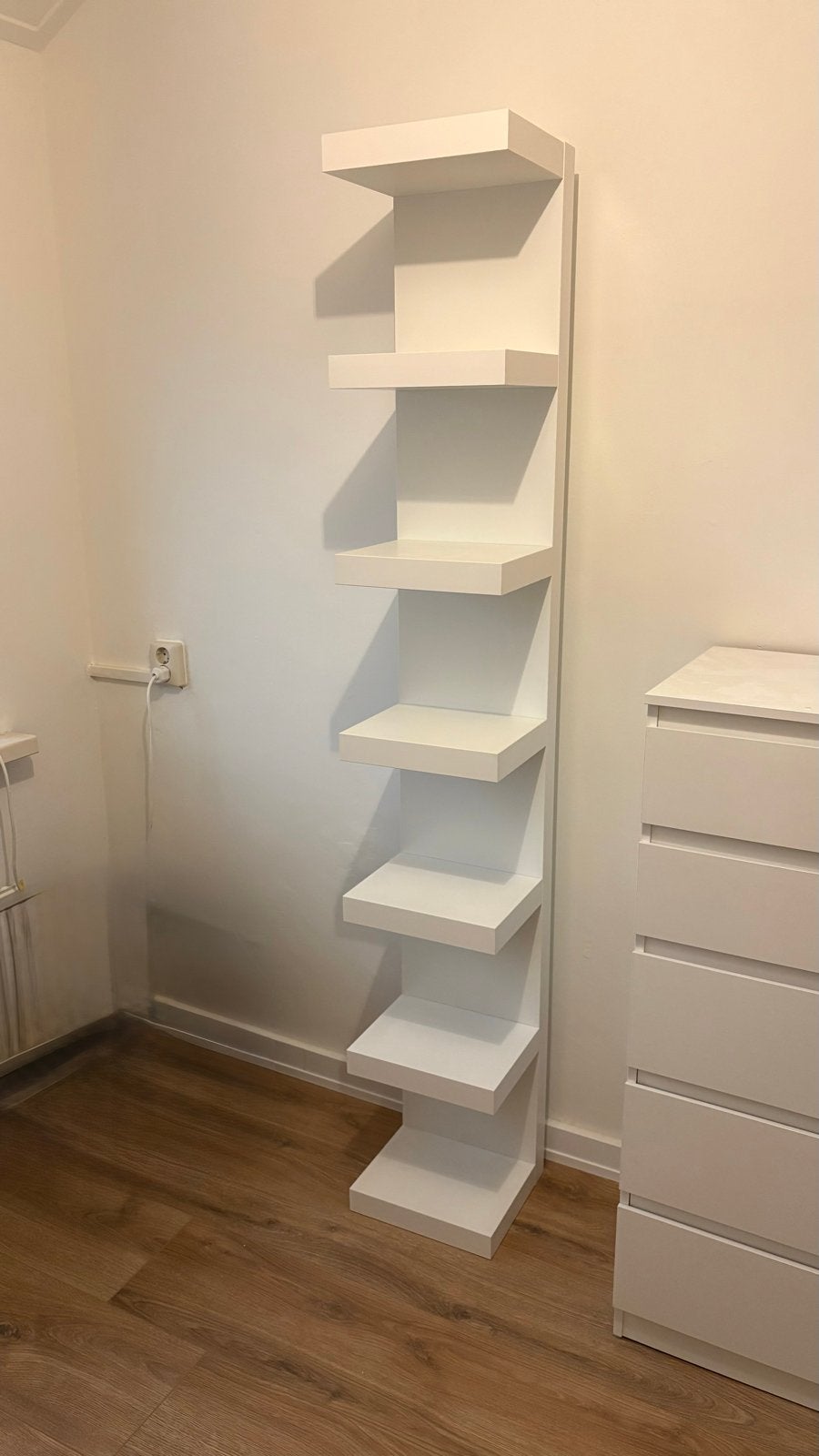 Ikea LACK wandrek wit 30x190cm, Ophalen, Gebruikt