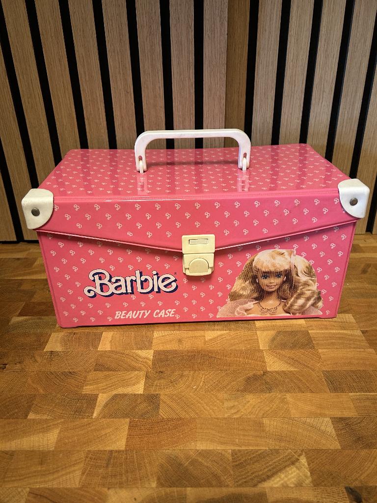Barbie Beauty case koffer 1988 barbie, Ophalen of Verzenden, Gebruikt, Barbie