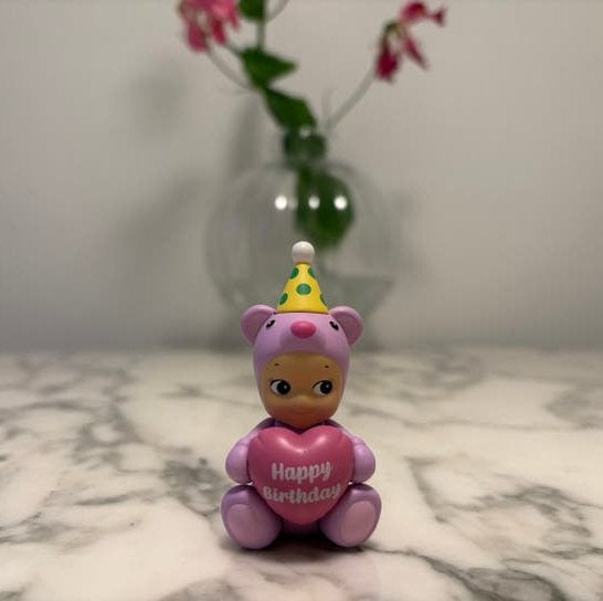 Sonny Angel - Birthday Gift Bear - Purple - Heart Hug, Ophalen of Verzenden, Nieuw