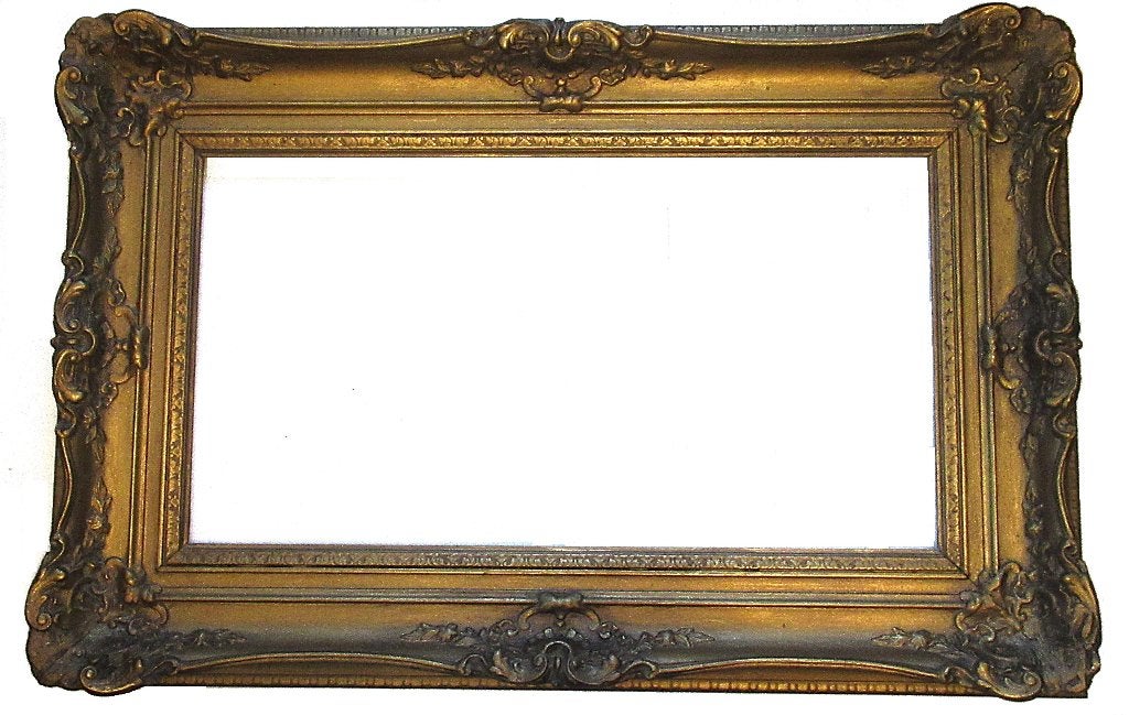 Antiek Brocante houten schilderijlijst 80 x 53 (cm)., Ophalen, Schilderijlijst
