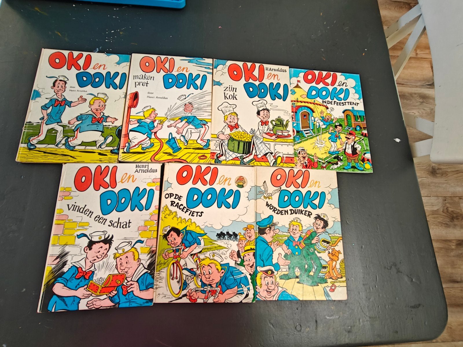 Oki en Doki boeken - Set van 7 kinderboeken, Boeken, Ophalen of Verzenden, Gelezen, Fictie algemeen
