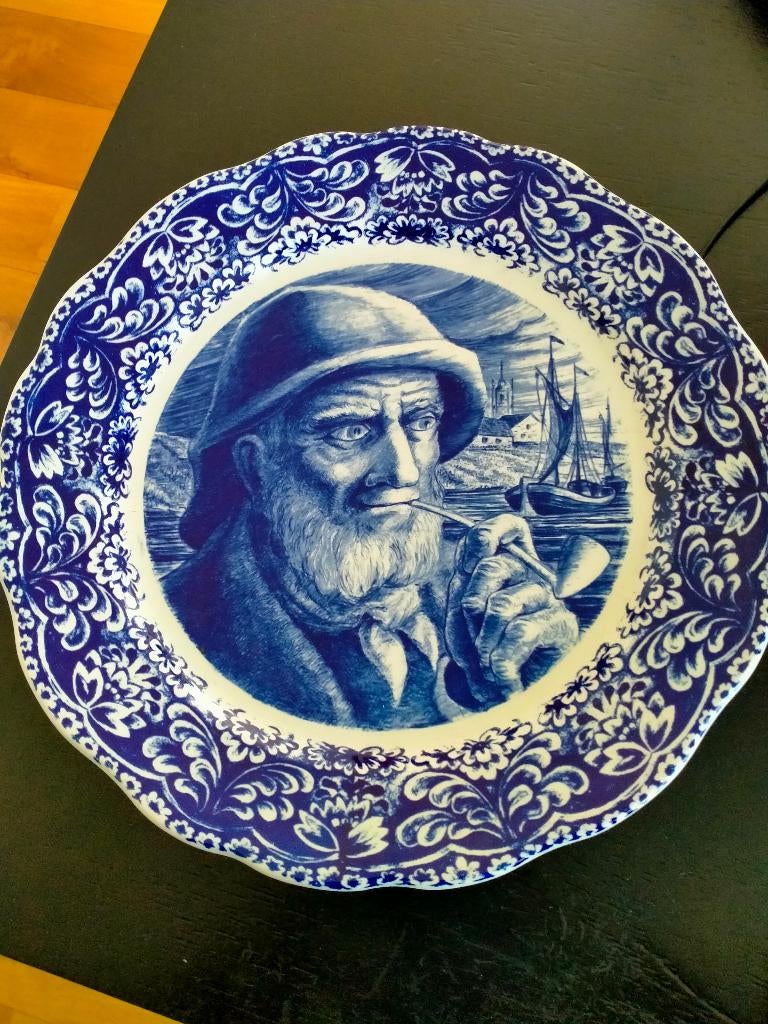 Delfts blauw wandbord, Antiek en Kunst, Ophalen