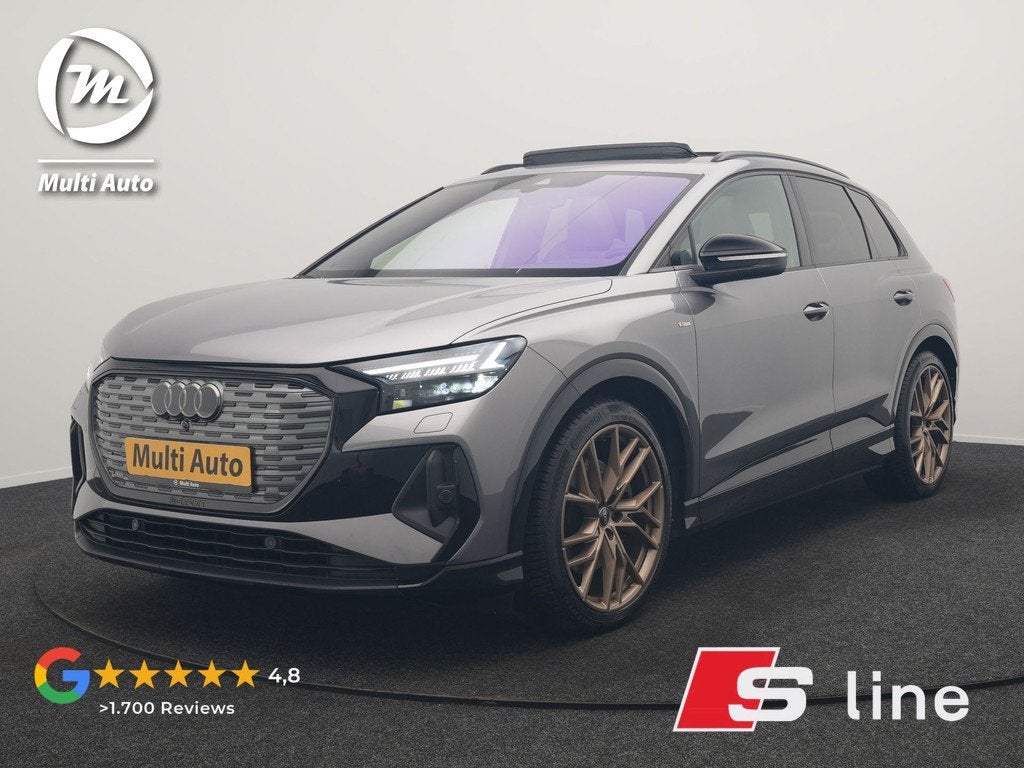 Audi Q4 e-tron 50 Quattro Edition One 2x S Line 77 kWh 300pk, Auto's, Audi, Bedrijf, Te koop, Q4 e-tron, 4x4, ABS, Achteruitrijcamera