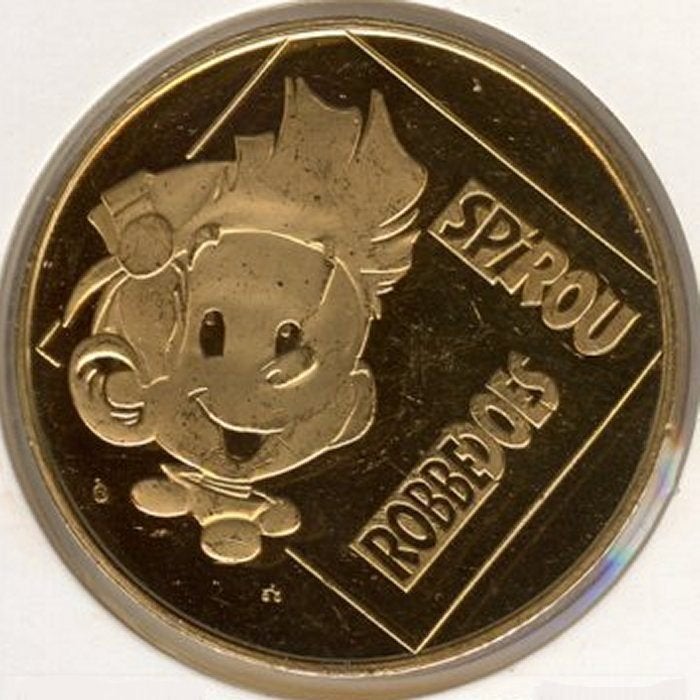 Penning Robbedoes-Spirou 1997 Tome & Janry in munthouder, Ophalen of Verzenden, Overige materialen, Buitenland