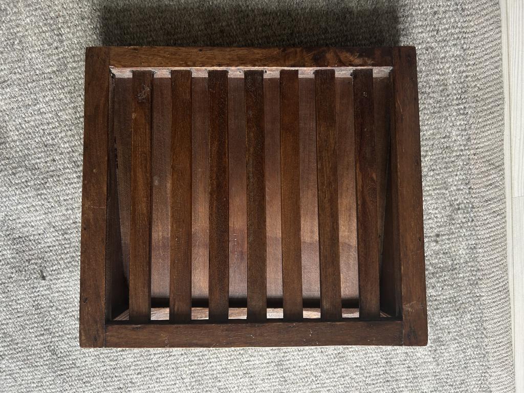 Houten Krantenbak / magazine houder (Pakket 58), Huis en Inrichting, Woonaccessoires | Krantenbakken en Lectuurbakken, Ophalen of Verzenden