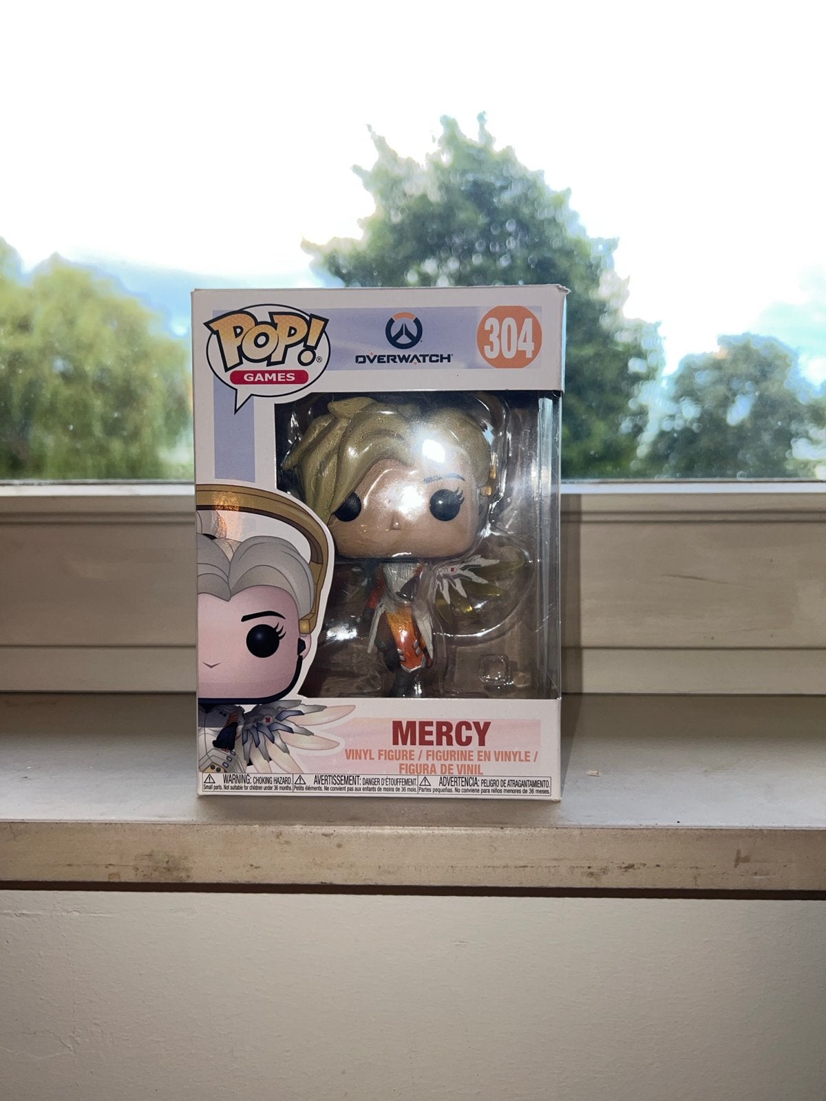 Funko Pop! Overwatch Mercy #304 (Doos licht beschadigd), Verzenden, Gebruikt