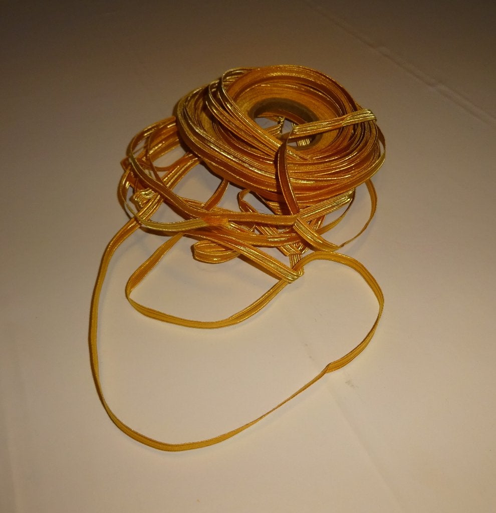 NIEUW Goud  Galon voor UNIFORMEN = 8 MM breed. Met metaal dr, Ophalen of Verzenden, Nieuw