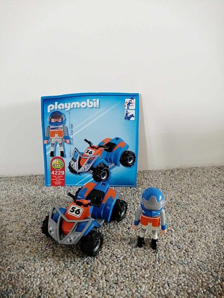 Playmobil quad, Ophalen, Zo goed als nieuw, Complete set, Voertuig