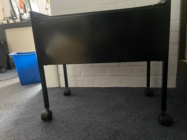 Hangmappentrolley, zwart. Extra kastruimte naast je bureau, Huis en Inrichting, Ophalen, 50 tot 100 cm, Zo goed als nieuw, Minder dan 100 cm