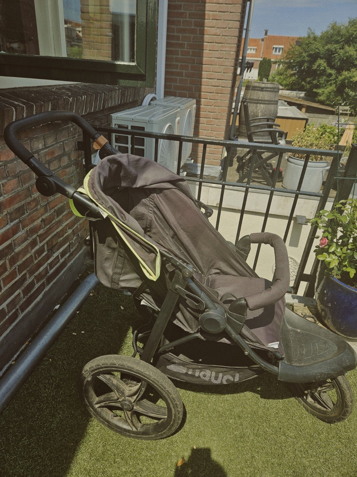 Hauck Runner kinderwagen, Gebruikt, Verstelbare duwstang, Ophalen, Kinderwagen