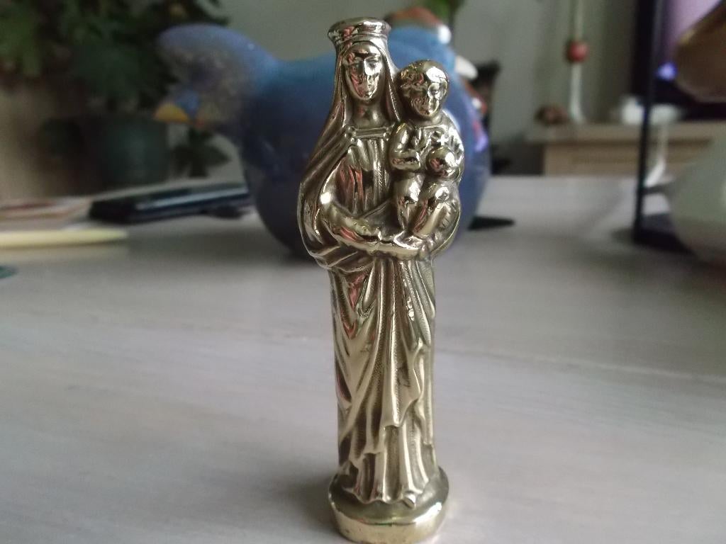 Ruim 100 jaar oude zak relikwie, Maria met Jezus, Ophalen of Verzenden
