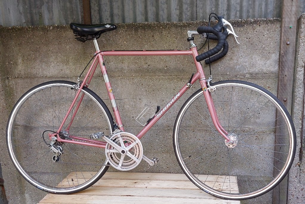 SHOGUN retro vintage Racefiets-sportfiets-tourfiets, 28 inch, Gebruikt, Velgrem, 53 tot 57 cm