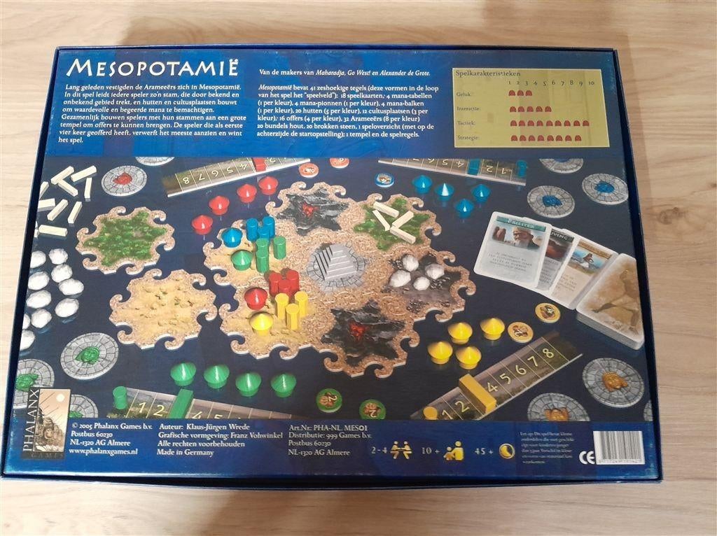 mesopotamie bordspel [s1250], Hobby en Vrije tijd, Gezelschapsspellen | Bordspellen, Verzenden, Zo goed als nieuw