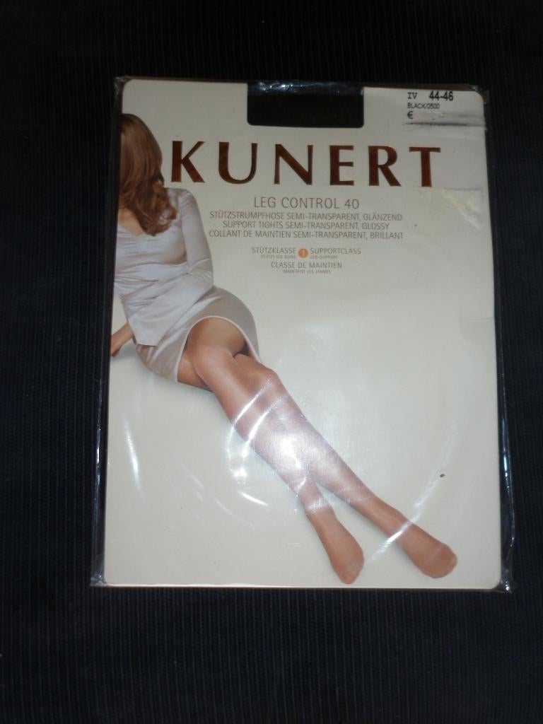 steunpanty maat 44-46 merk : Kunert, Verzenden, Zwart, Nieuw, Maat 44/46 (L)