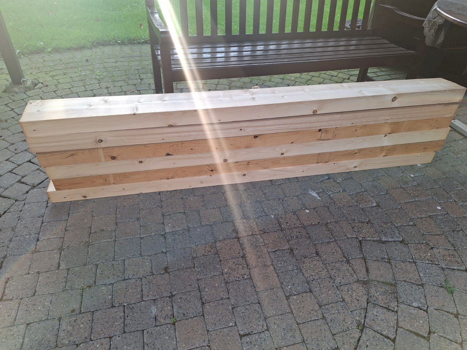 vurenhouten balken, Doe-het-zelf en Verbouw, Ophalen, 50 mm of meer, Balk, Minder dan 200 cm