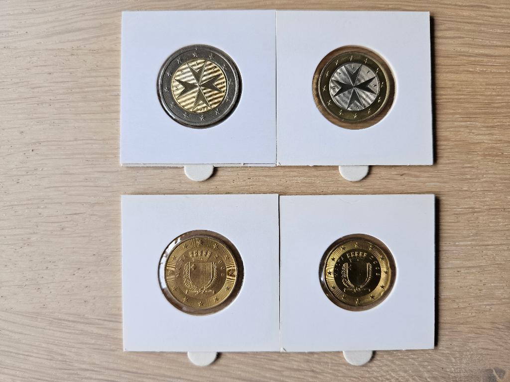 MALTA 2008; euroset 8 munten, UNC, Postzegels en Munten, Munten | Europa | Euromunten, Ophalen of Verzenden, Malta, Overige waardes
