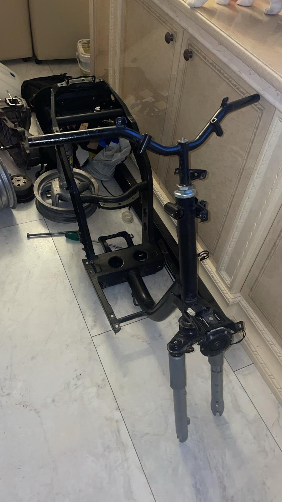Zip type 1 frame duitse pap met teller en voorkap, Ophalen, Zo goed als nieuw, Frame