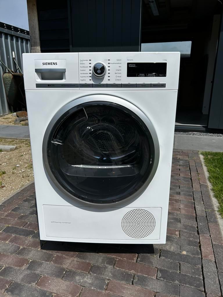 Siemens warmtepompdroger 9kg IQ700 WT47W562NL/02, Witgoed en Apparatuur, Ophalen, Gebruikt, 8 tot 10 kg, Voorlader