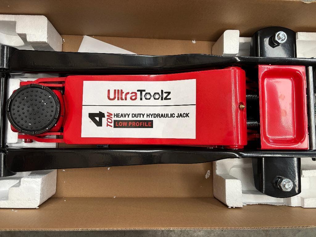 Stevig autokrik 4 tons Nieuw in doos., Auto diversen, Krikken, Ophalen, Nieuw, Manueel, Garagekrik