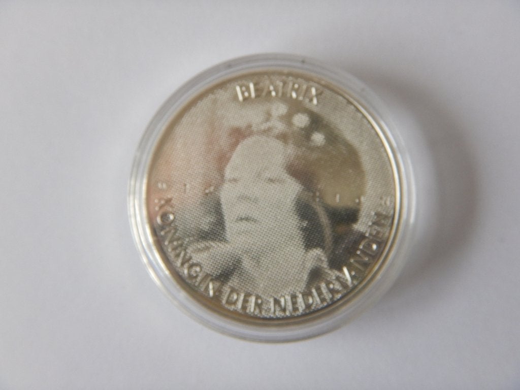 10 Euro jubileummunt HM koningin Beatrix 2005, Koningin Beatrix, Zilver, Euro's, Ophalen of Verzenden
