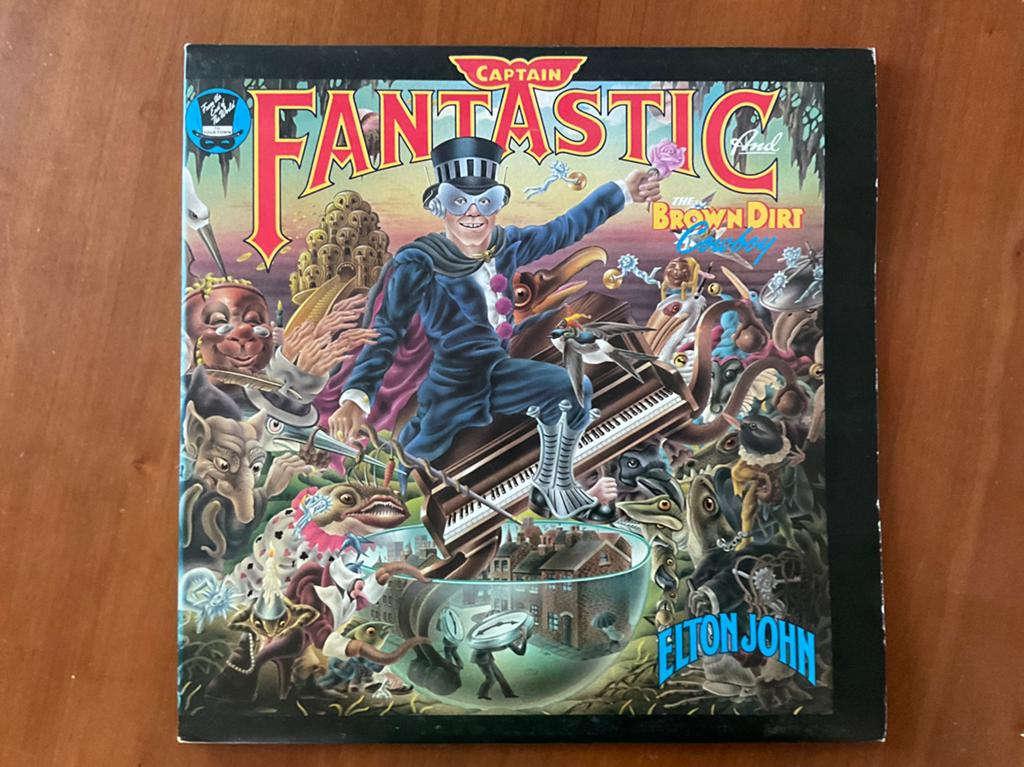 LP Elton John,  Captain Fantastic, gaaf, Ophalen of Verzenden, Zo goed als nieuw