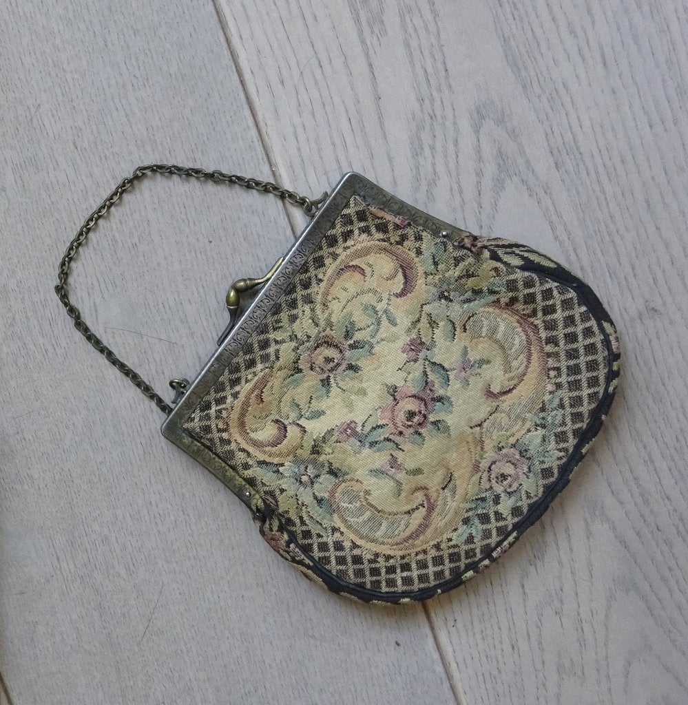 antiek beugeltasje, Ophalen of Verzenden, Dames, Onbekend