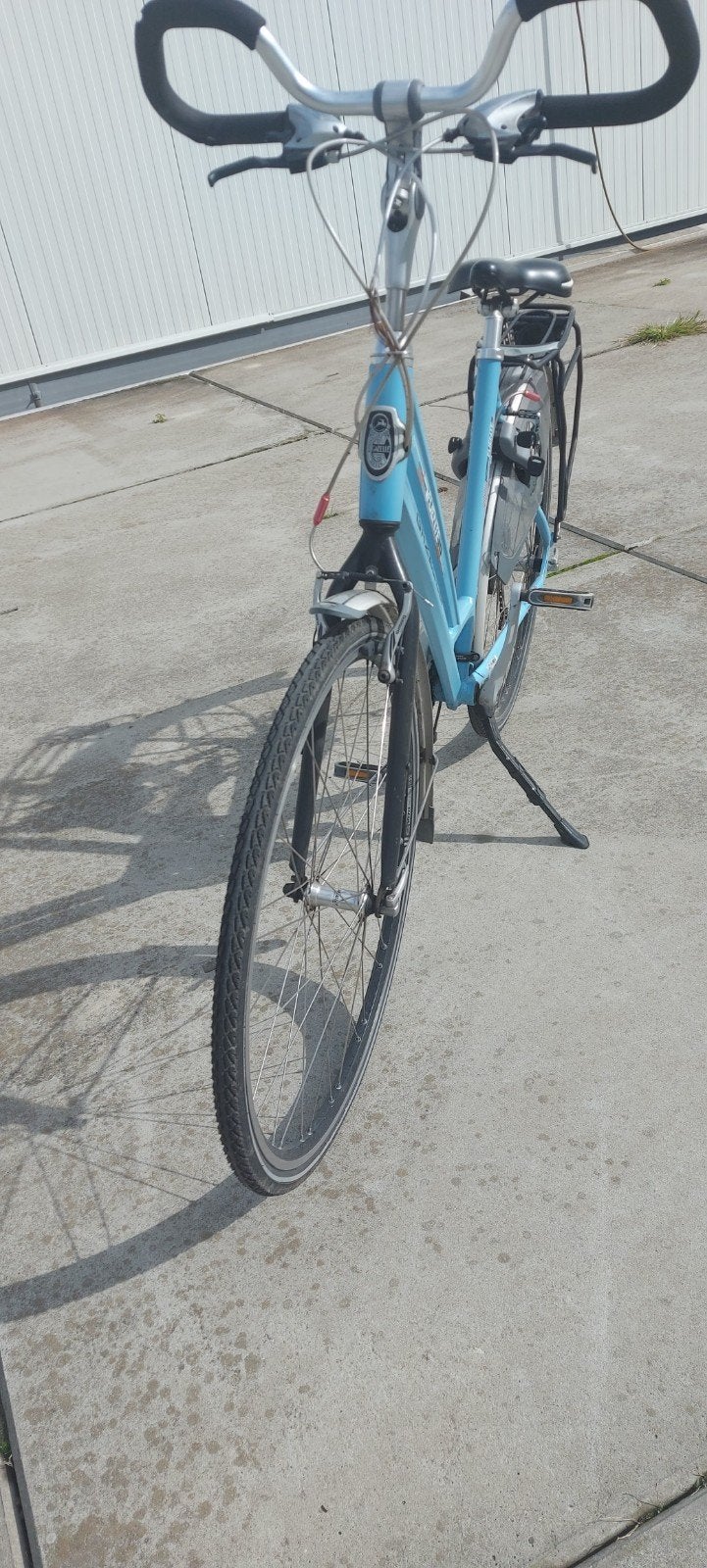 Gazelle Fuente damesfiets - Lichtblauw, Ophalen, Velgrem, Versnellingen, Gazelle