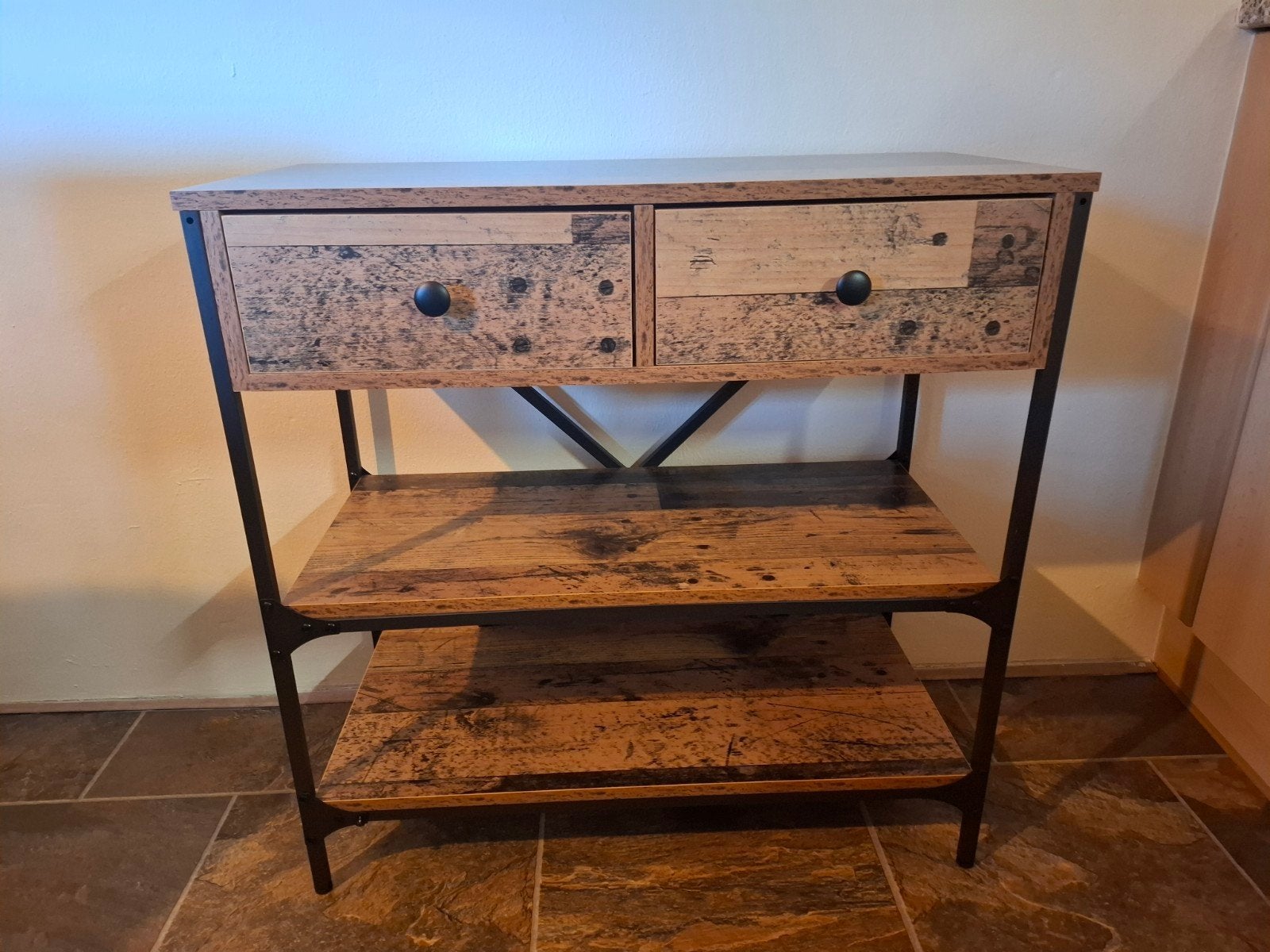 Mooie Sidetable, Ophalen, 50 tot 100 cm, Oud Hout Look, Zo goed als nieuw