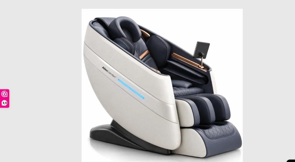 AlienComfort Massagestoel NOVA Wit - Nieuw, Ophalen of Verzenden, Nieuw, Massagestoel of Kussen