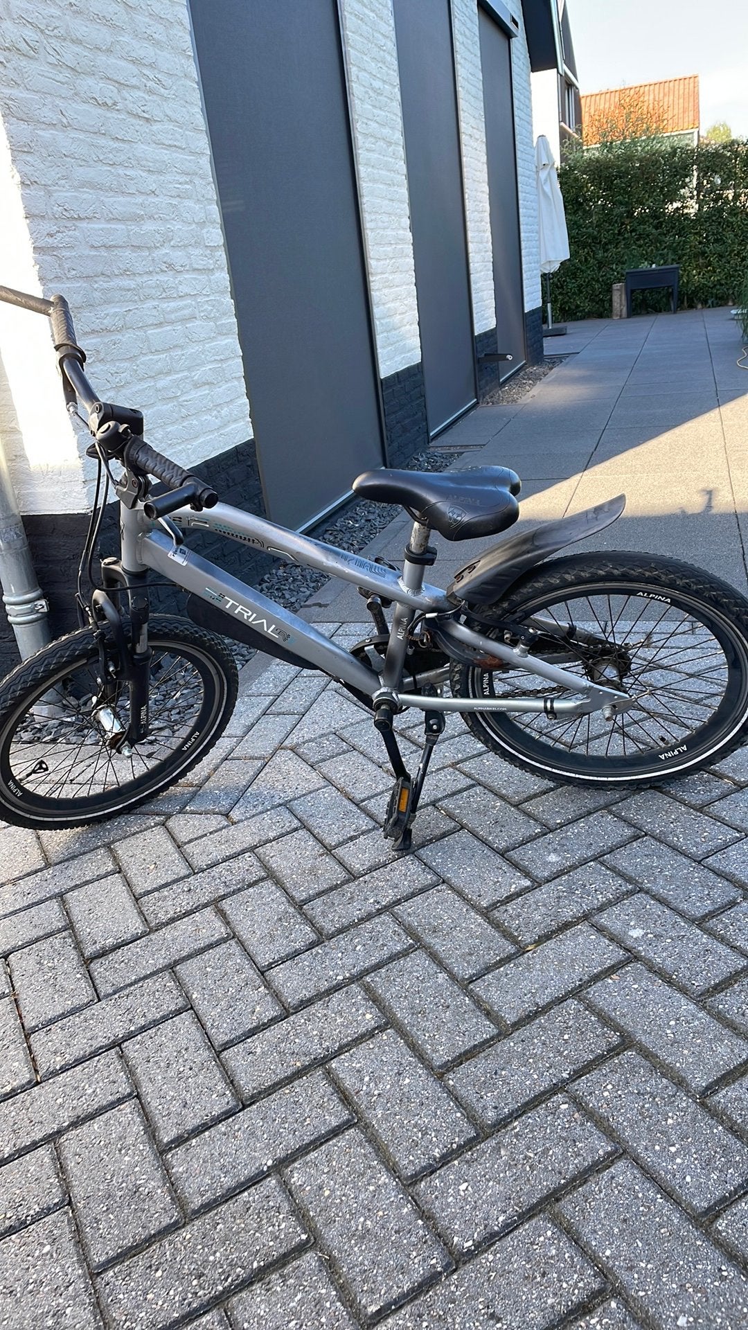 Alpina trial fiets, Gebruikt, Staal, Velgrem, 20 tot 24 inch