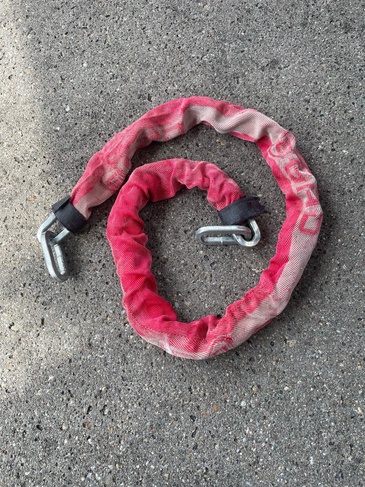 Gebruikt rode ketting voor fiets, Ophalen, Gebruikt, Kettingslot