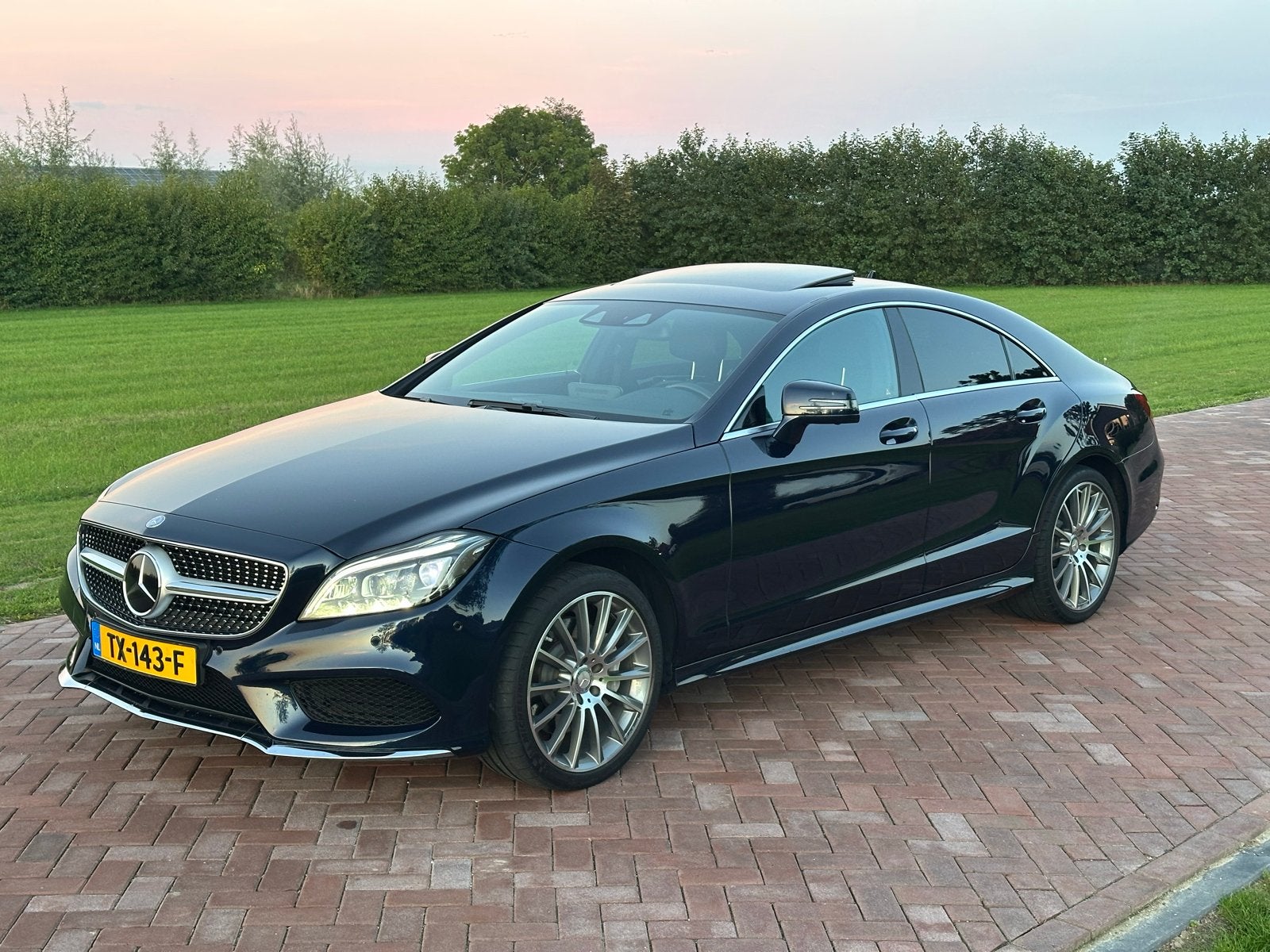 Mercedes-Benz CLS 400 4MATIC Aut7 2016 Blauw, Auto's, Vierwielaandrijving, Particulier, CLS, Sedan