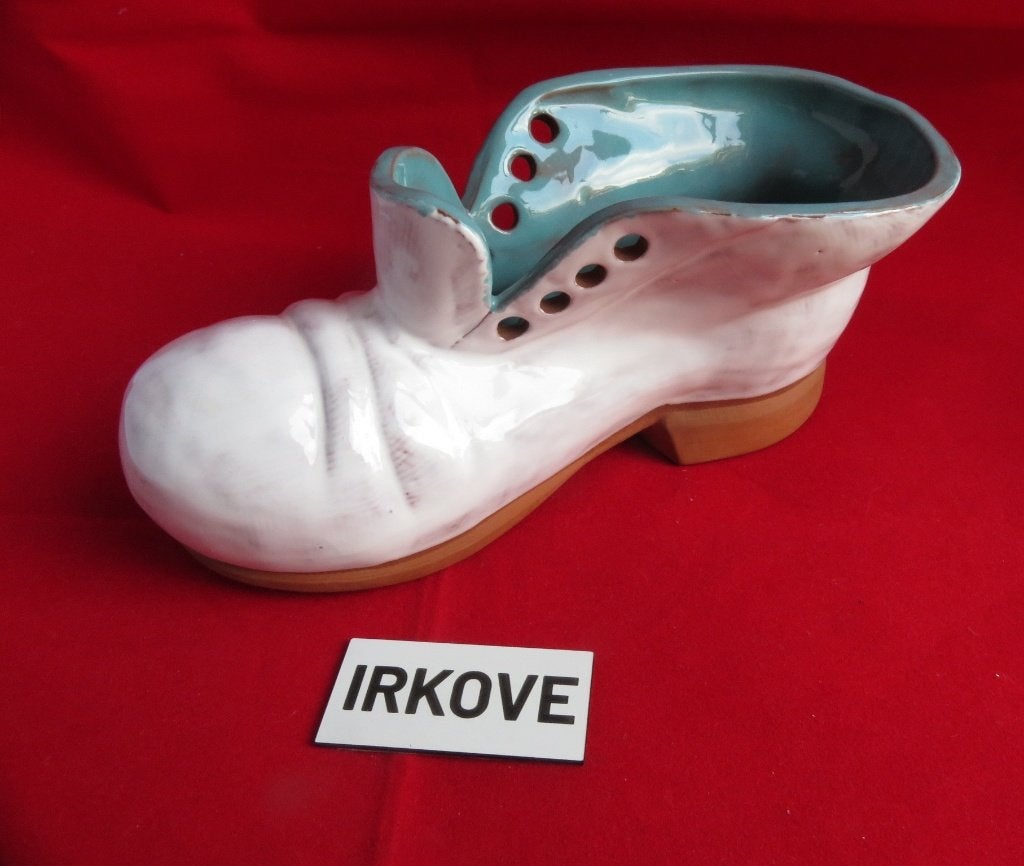 KERAMIEK * ERG LEUKE SCHOEN / LAARSJE * Gaaf *, Antiek en Kunst, Verzenden