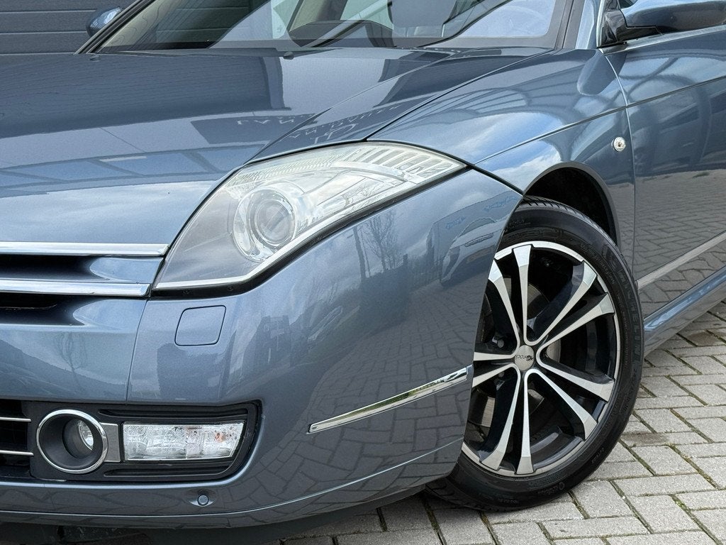 Citroen C6 3.0V6 Exclusive|UNIEK|Hydraulisch|HEAD UP|LAGE KM, Auto's, Citroën, Gebruikt, C6, 2946 cc, Leder
