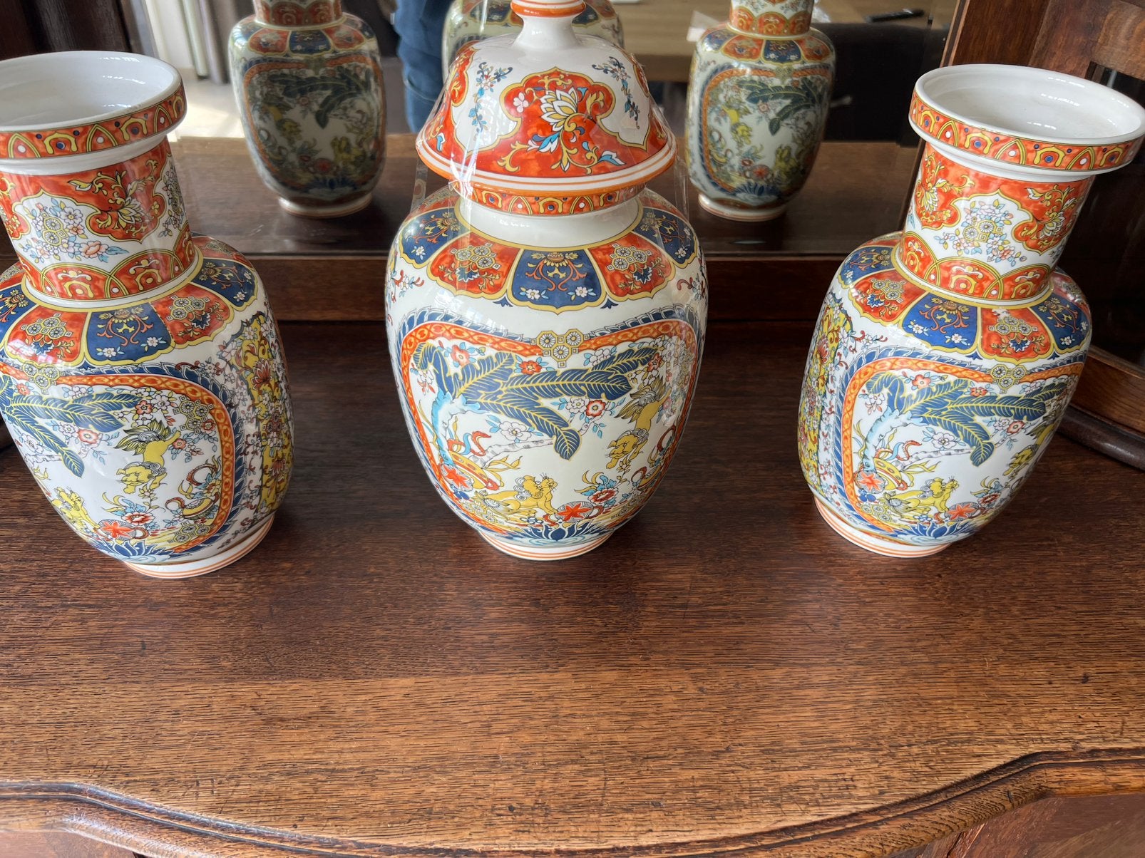 3 kaststel vazen, Antiek en Kunst, Ophalen