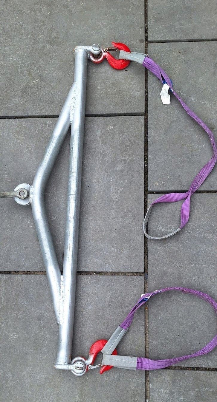 Prof. Hijsevenaar/Speider Cap.tot 1.000kg compl.band+haken, Ophalen of Verzenden