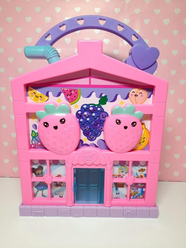 Polly Pocket Pollyville Versmarkt Speelset compleet, Kinderen en Baby's, Speelgoed | Overig, Ophalen of Verzenden