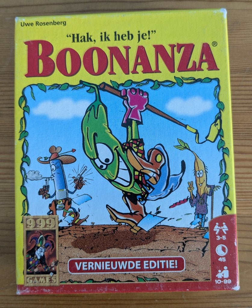 Boonanza spel, Ophalen, Zo goed als nieuw