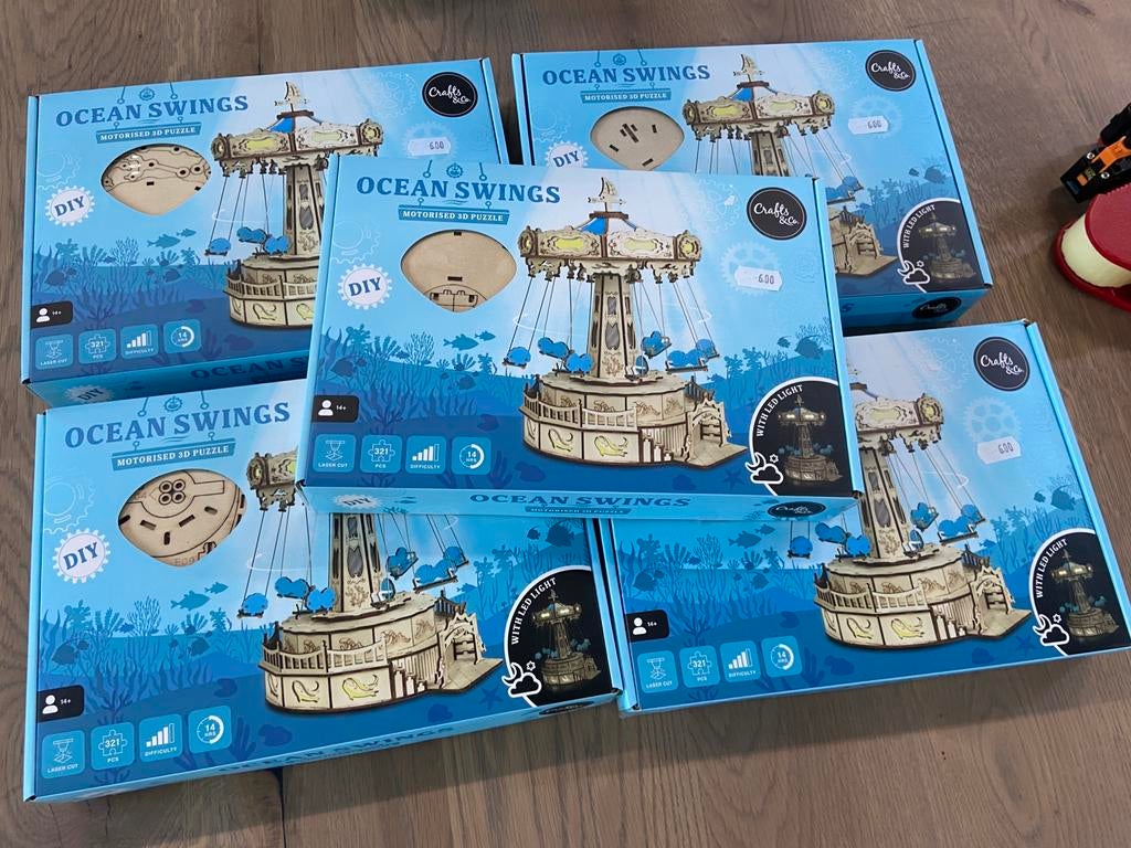 3d puzzel 16,3x15,5x24,2 cm 321 stukjes, Ophalen, Minder dan 500 stukjes, Nieuw