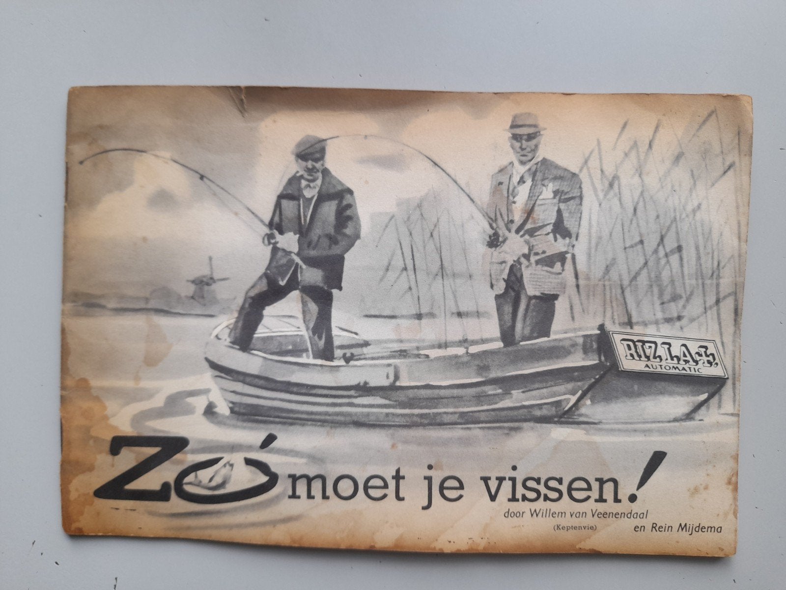 Zo moet je vissen! Rizla plaatjesboek., Ophalen of Verzenden