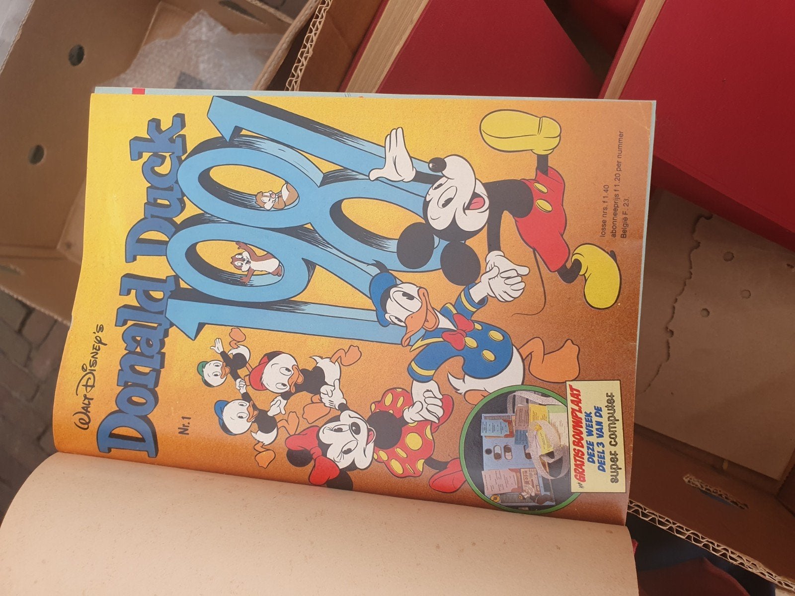 Te koop oude Donald Duck stripboeken, Boeken, Stripboeken, Meerdere stripboeken, Ophalen, Gelezen