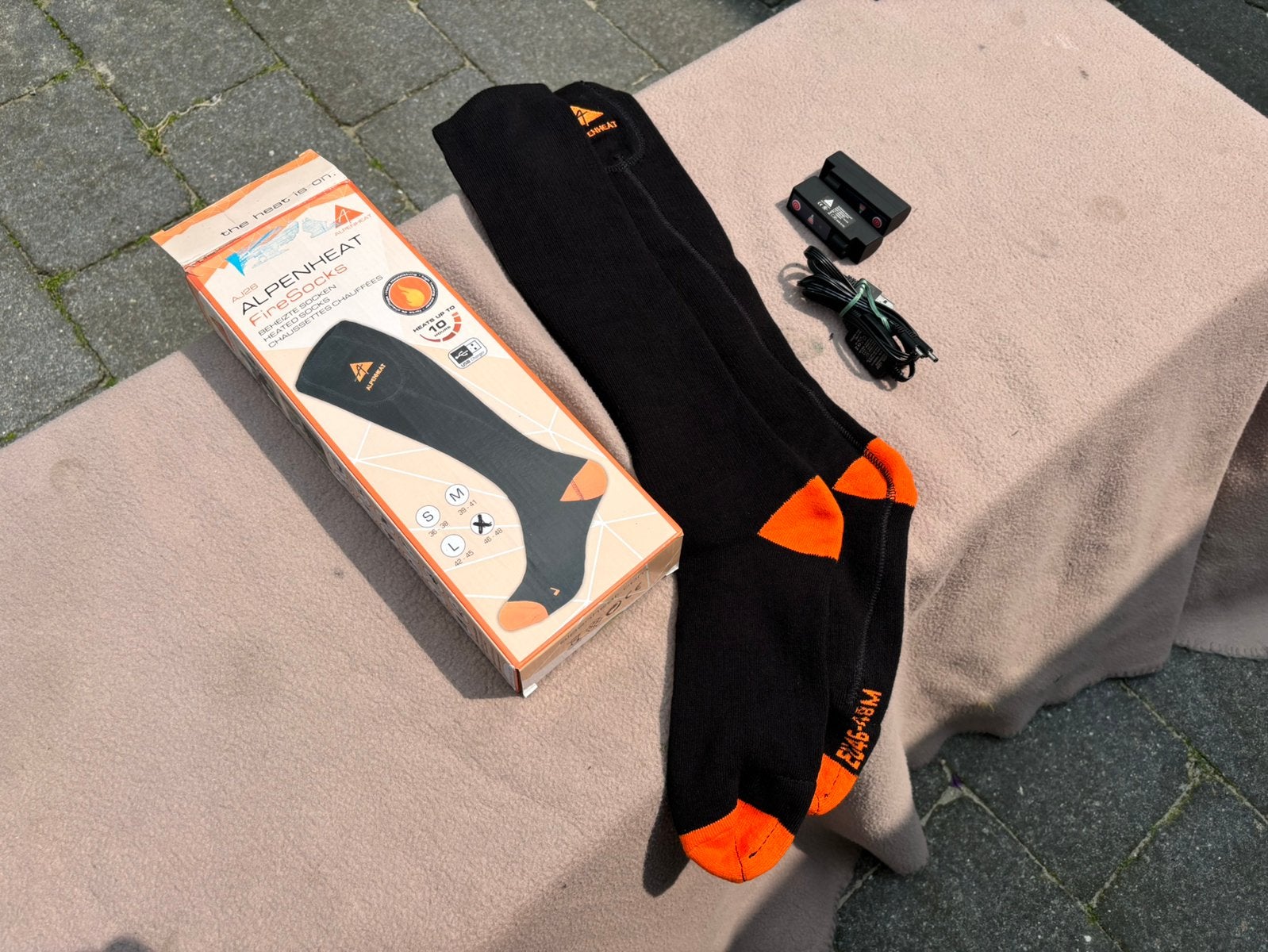 Nieuwe alpenheat fire socks verwarmde sokken maar 46-48, Ophalen of Verzenden, Nieuw, Overige typen