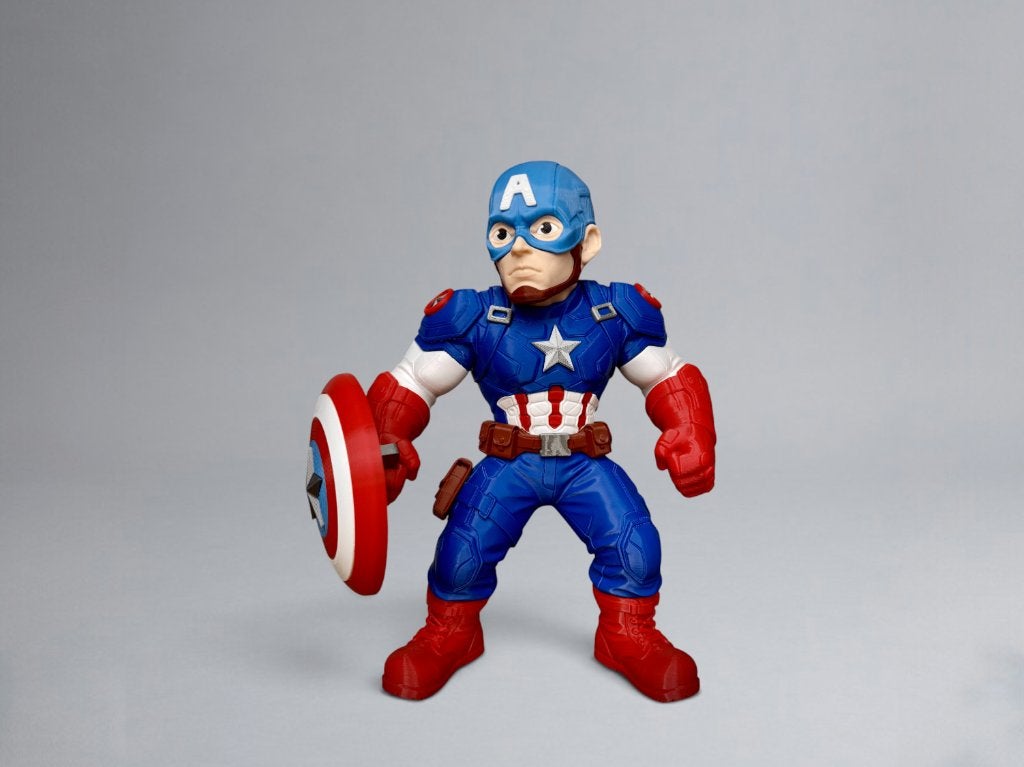 Captain America – Super Soldier Hero Figurine – 31 cm, Verzamelen, Ophalen of Verzenden, Nieuw, Fantasy