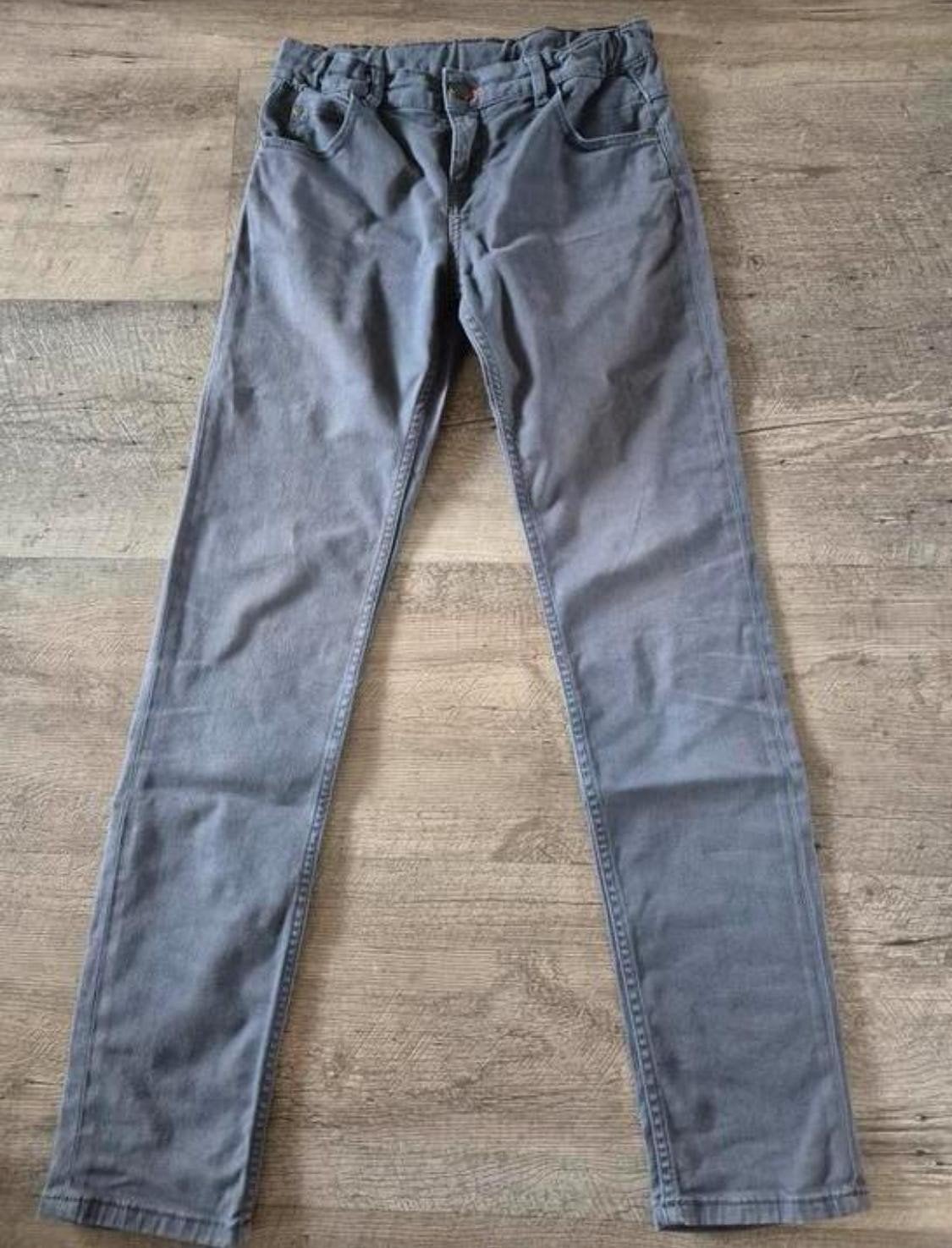 NIEUWE donker grijze broek maat 158 skinny fit (Hema), Broek, Nieuw, Ophalen of Verzenden, Hema